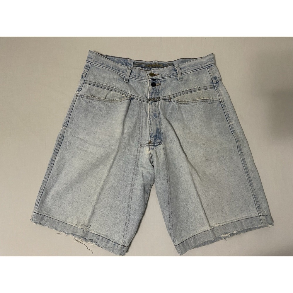 VTG Marithe Francois Girbaud Denim Shorts Jean Jorts Loose Baggy Size 32
